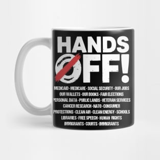 True American Patriot – Hands Off Our Freedom Graphic Mug